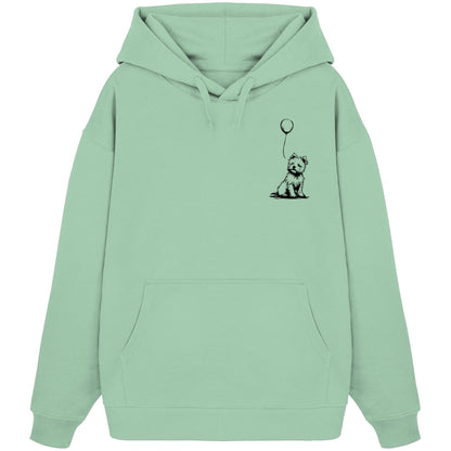 Ballon West Highland White Terrier - Organic Oversize Hoodie