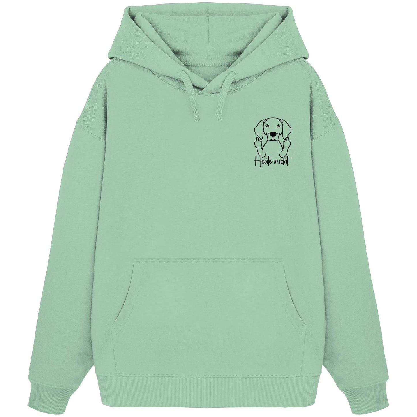 Heute nicht - Deutsch Kurzhaar - Organic Oversize Hoodie