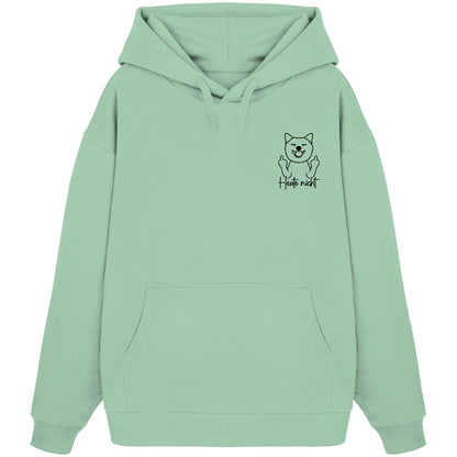 Heute nicht - Shiba Inu - Organic Oversize Hoodie