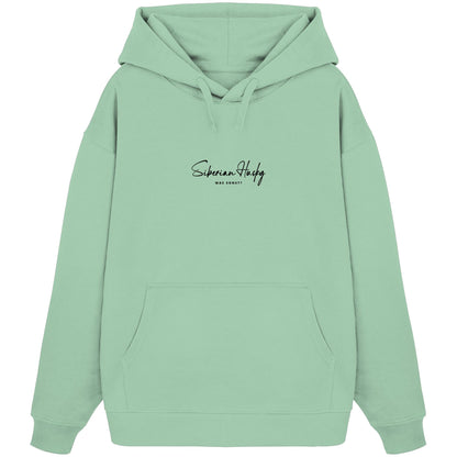Was sonst? Siberian Husky - Organic Oversize Hoodie