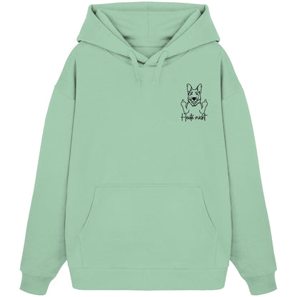 Heute nicht - Deutscher Schäferhund - Organic Oversize Hoodie