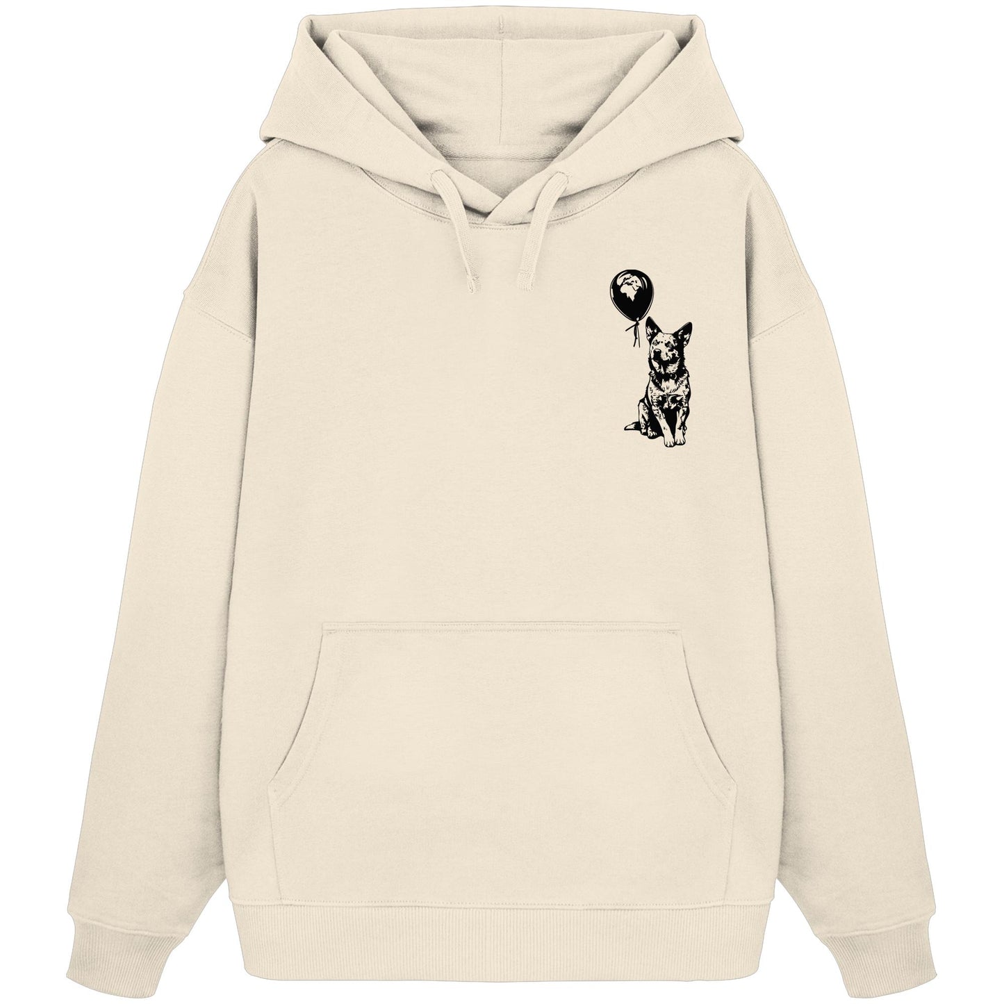 Ballon Australian Cattle Dog - Organic Oversize Hoodie