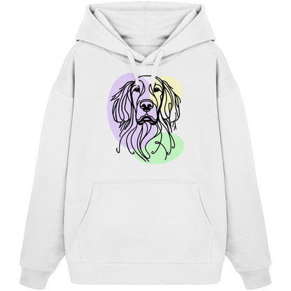 Line Art - Süßer Gordon Setter - Organic Oversize Hoodie