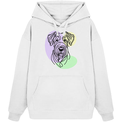 Line Art - Süßer Irish Terrier - Organic Oversize Hoodie