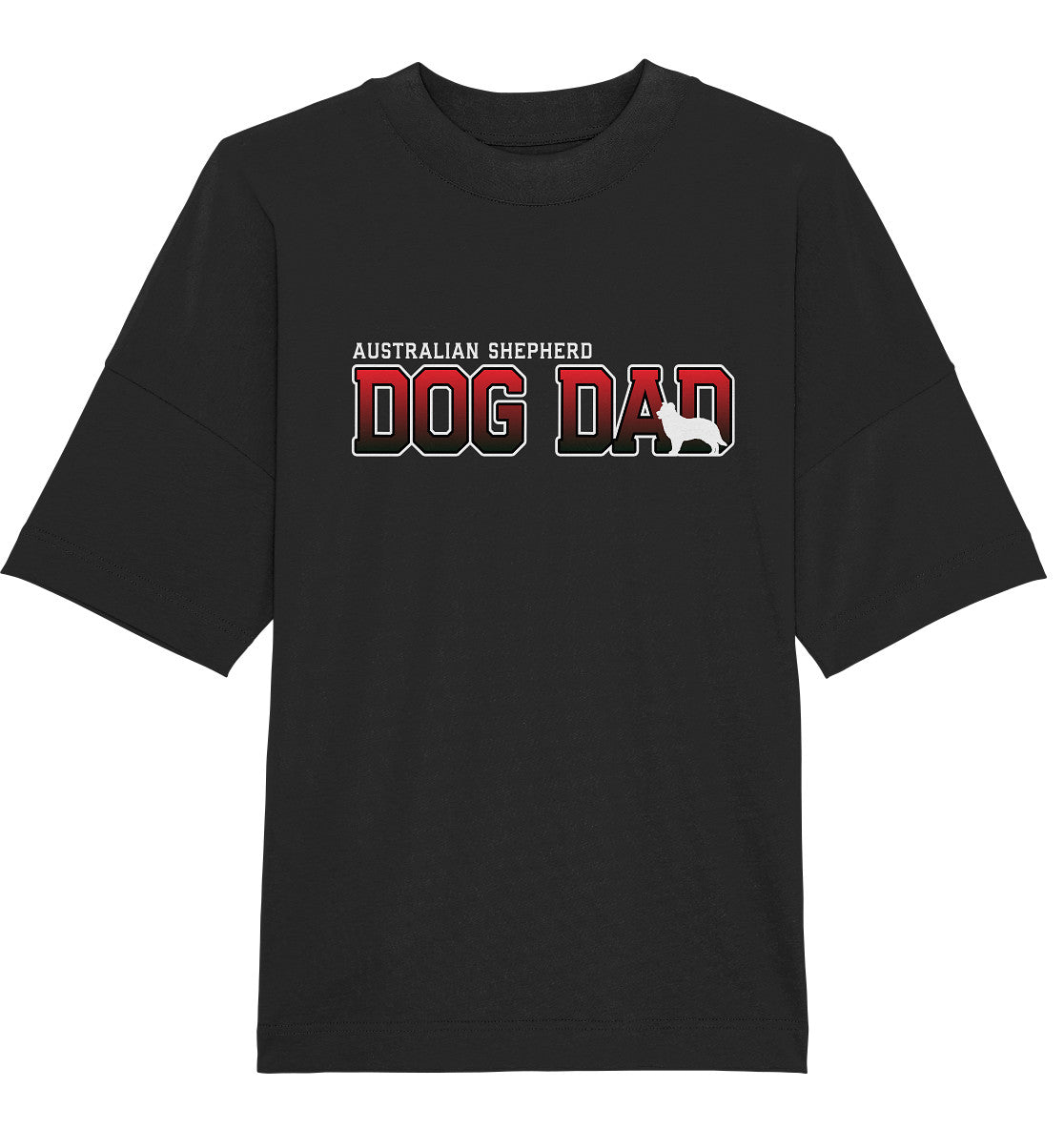 Australian Shepherd Dad - Varsity - Organic Oversize Shirt