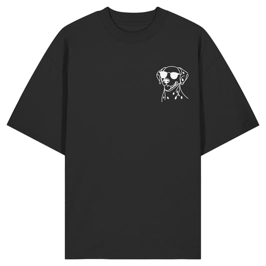Line Art - Cooler Dalmatiner - Organic Oversize Shirt