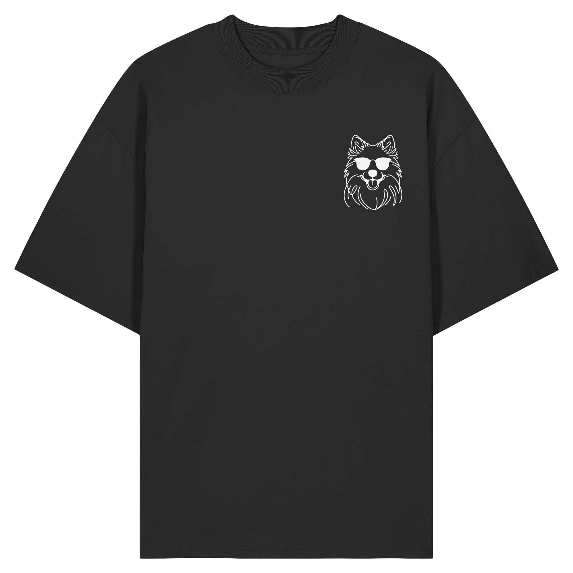 Line Art - Cooler Islandhund - Organic Oversize Shirt
