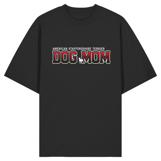 American Staffordshire Terrier Mom - Varsity - Organic Oversize Shirt