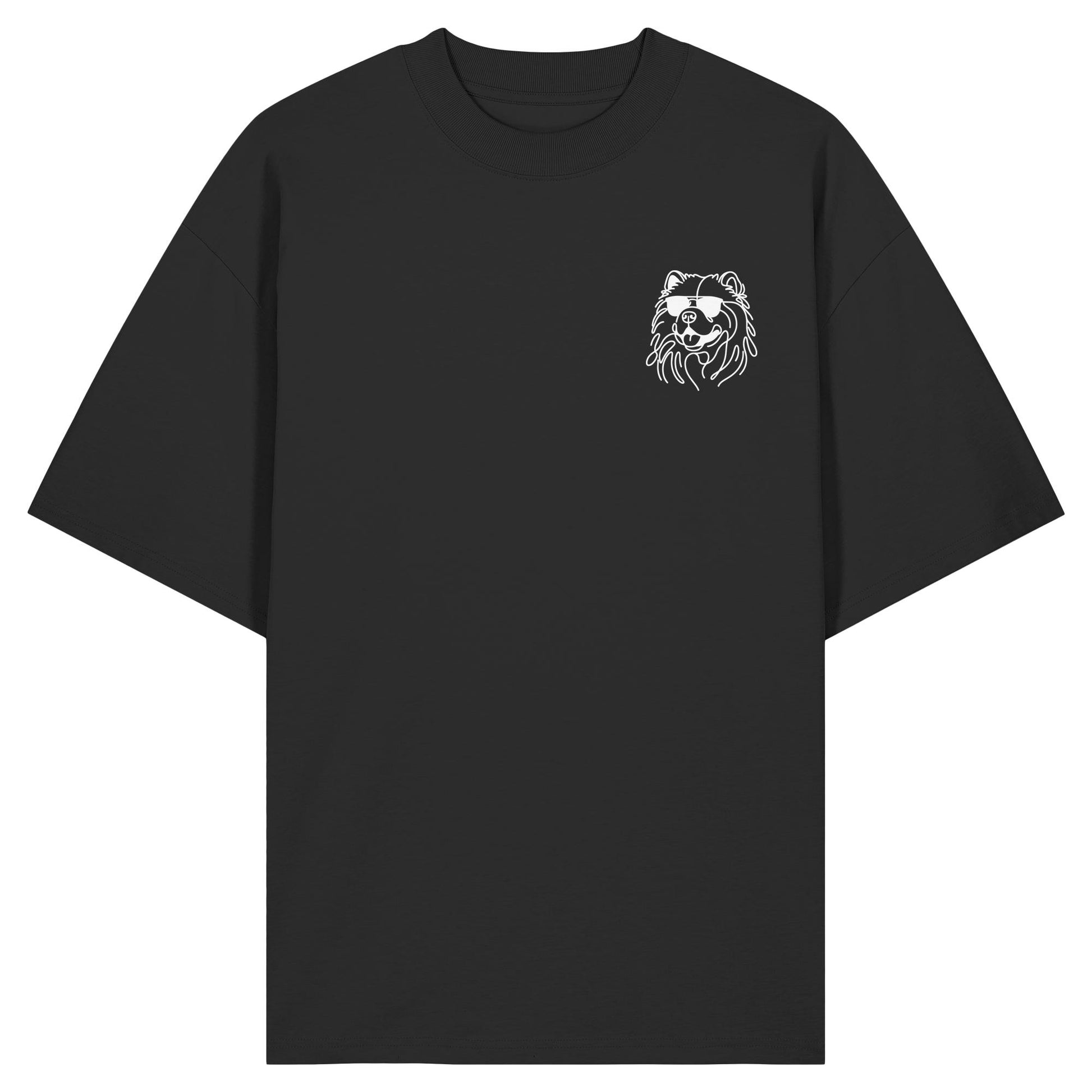Line Art - Cooler Chow Chow - Organic Oversize Shirt