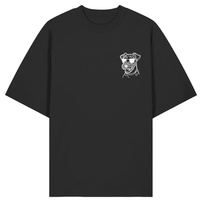 Line Art - Cooler Airedale Terrier - Organic Oversize Shirt