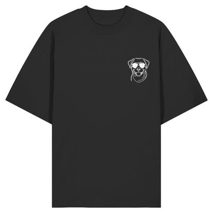 Line Art - Cooler Rottweiler - Organic Oversize Shirt