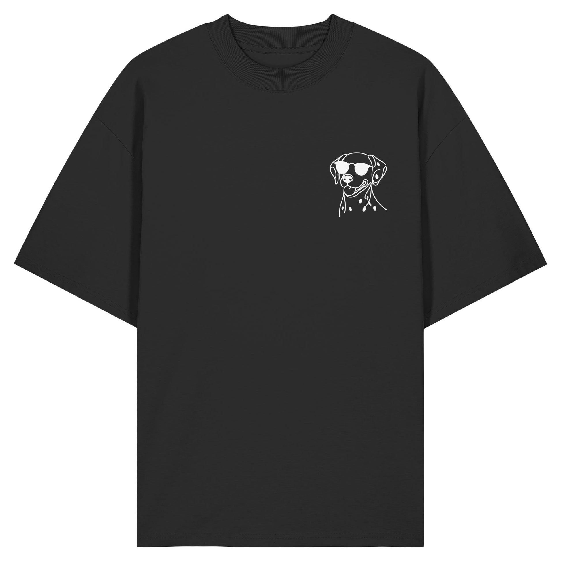 Line Art - Cooler Dalmatiner - Organic Oversize Shirt