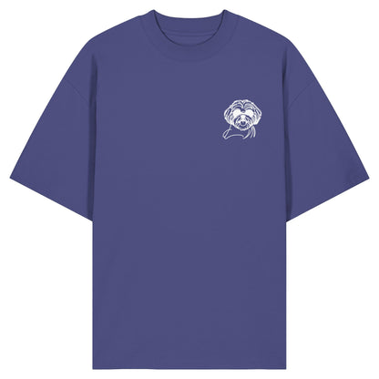 Line Art - Cooler Shih Tzu - Organic Oversize Shirt
