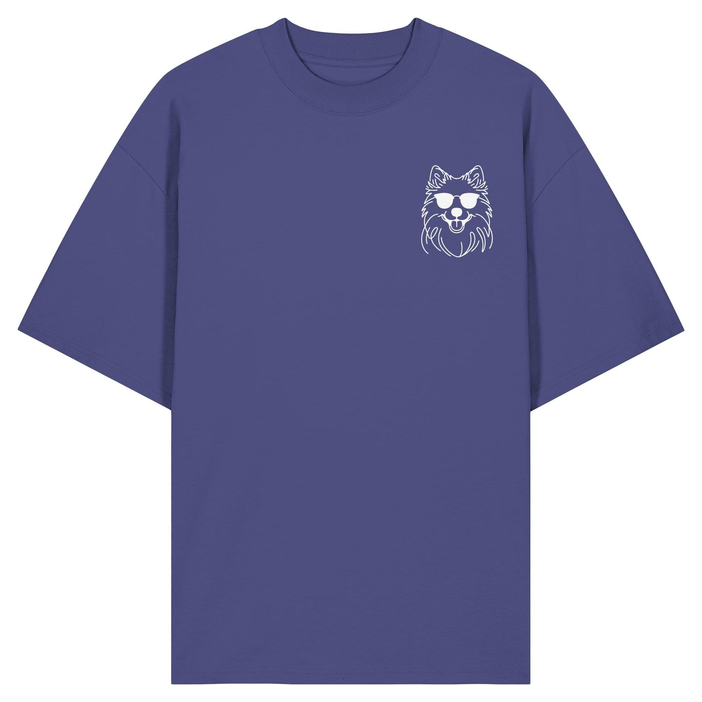 Line Art - Cooler Islandhund - Organic Oversize Shirt