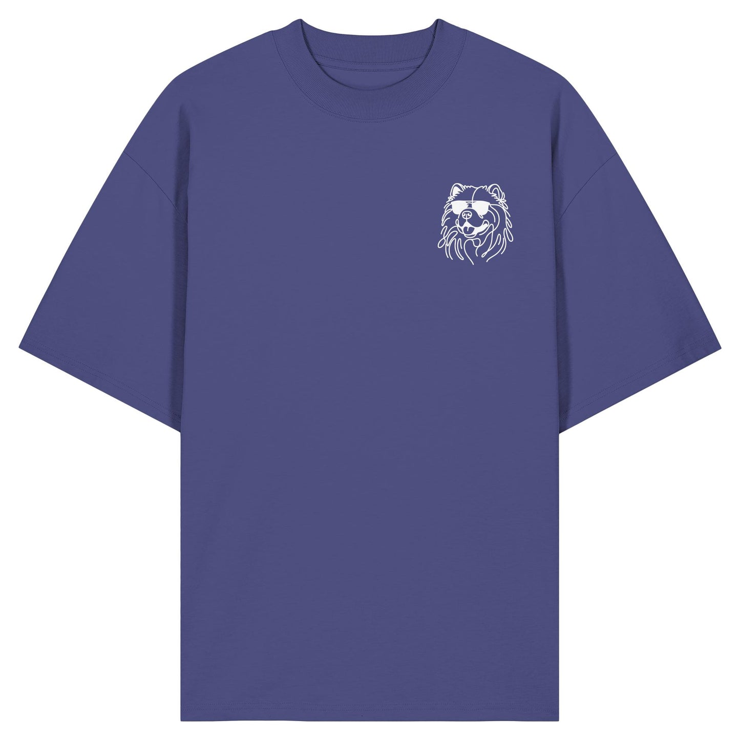Line Art - Cooler Chow Chow - Organic Oversize Shirt
