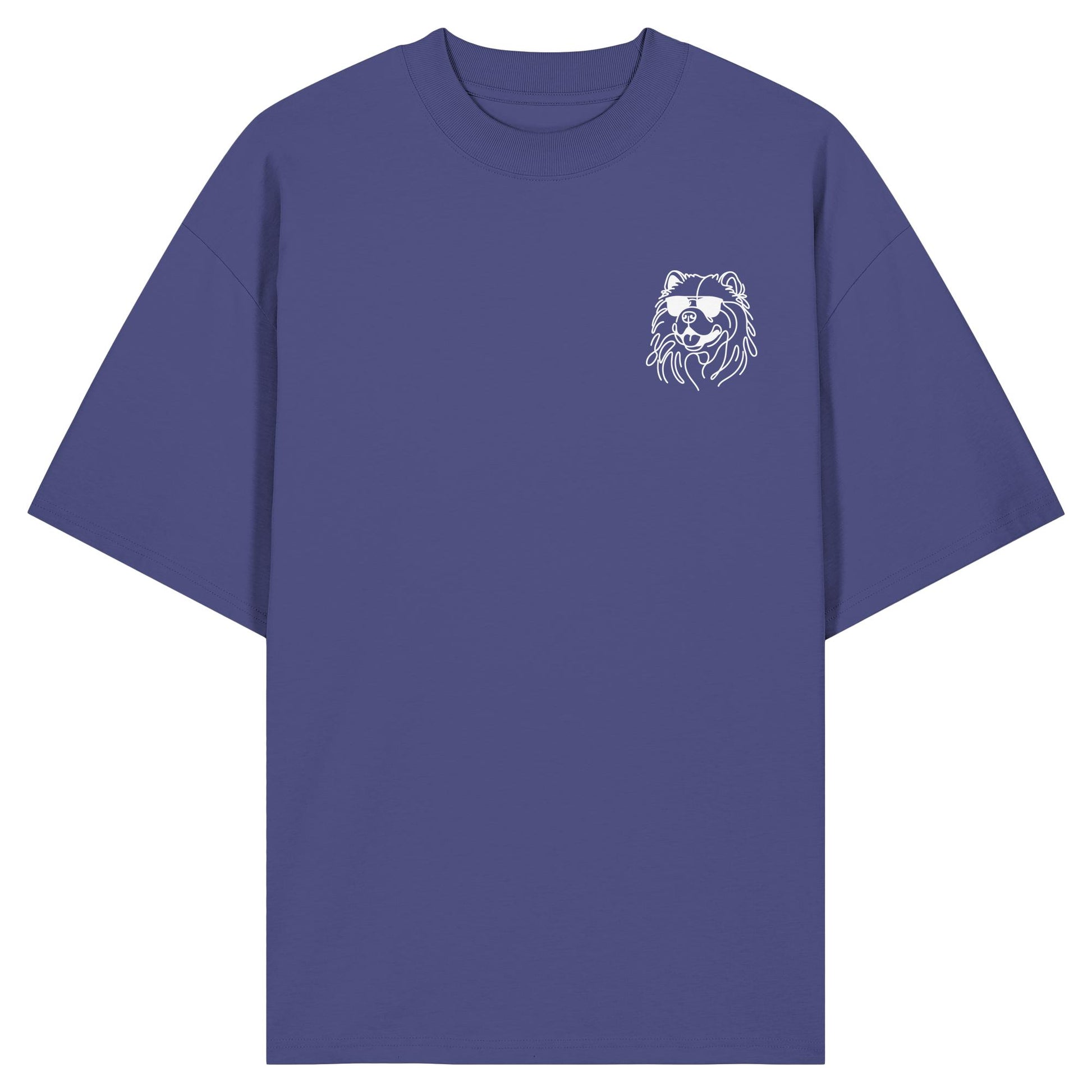 Line Art - Cooler Chow Chow - Organic Oversize Shirt