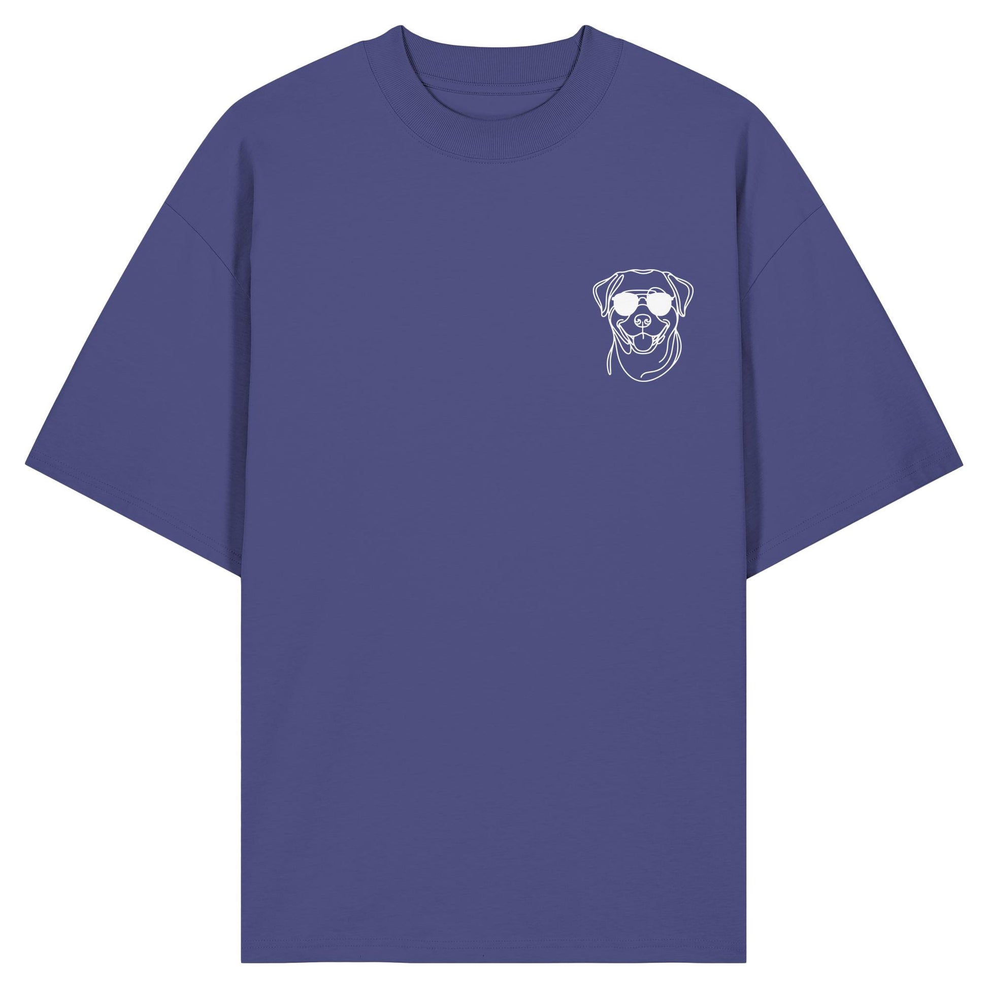 Line Art - Cooler Rottweiler - Organic Oversize Shirt