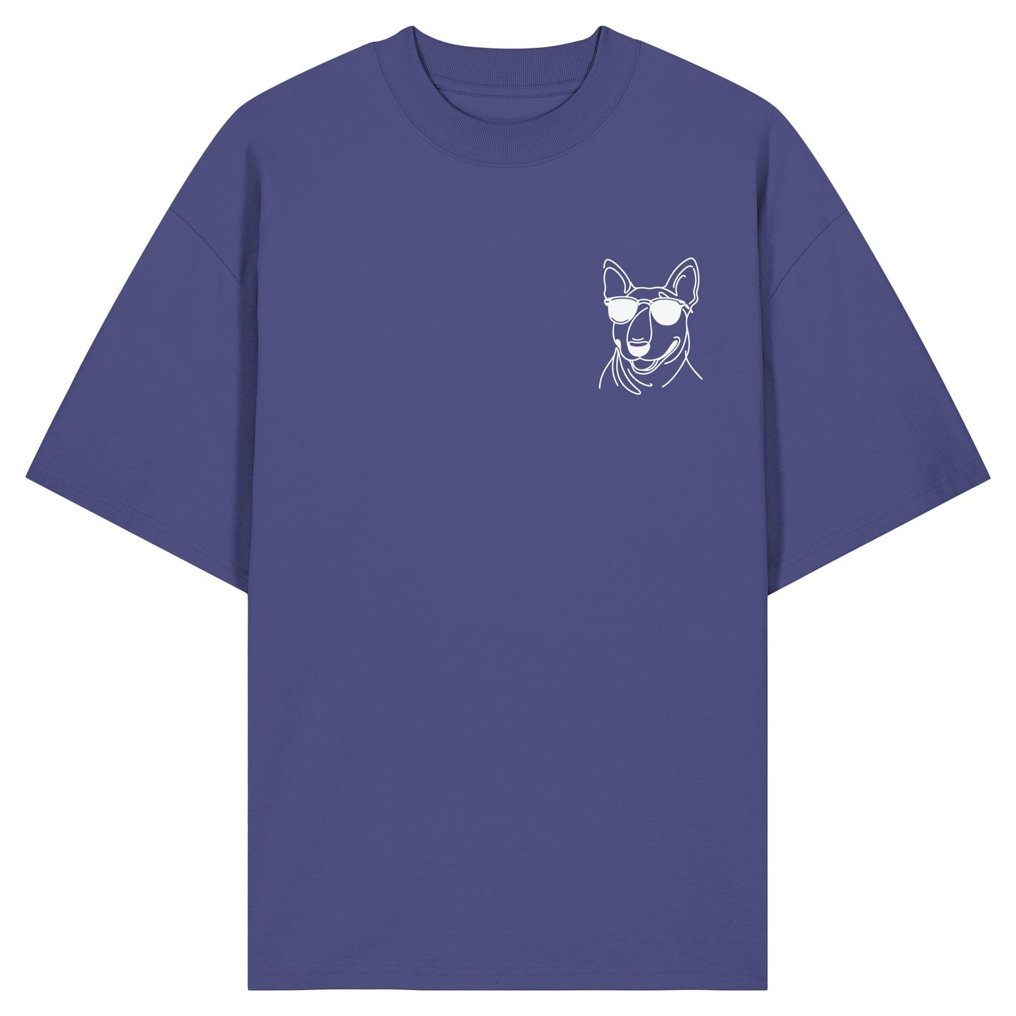 Line Art - Cooler Bullterrier - Organic Oversize Shirt