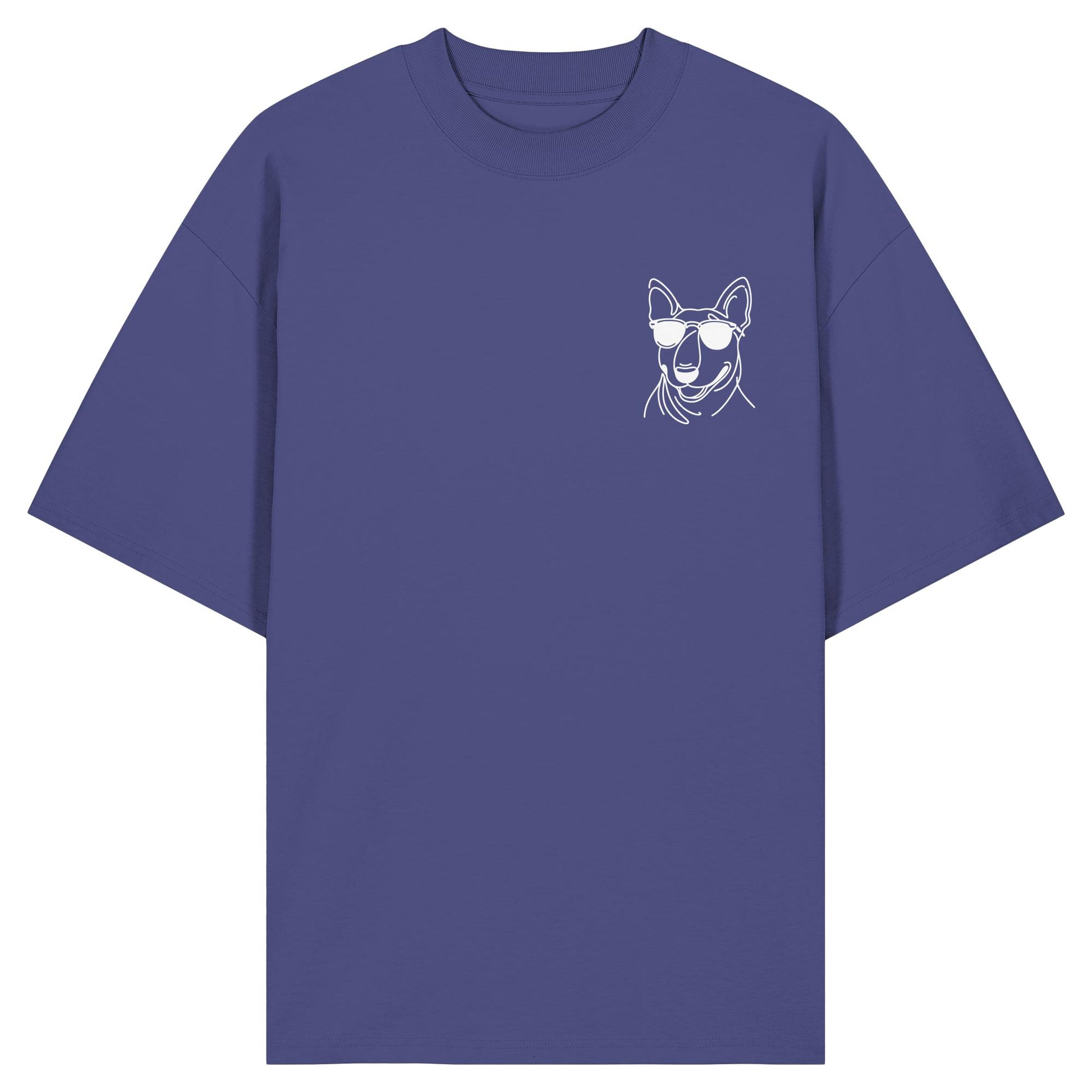Line Art - Cooler Bullterrier - Organic Oversize Shirt