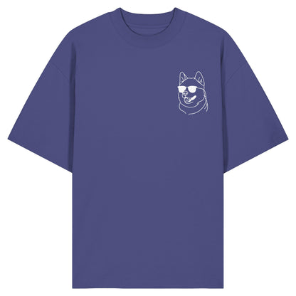 Line Art - Cooler Akita - Organic Oversize Shirt