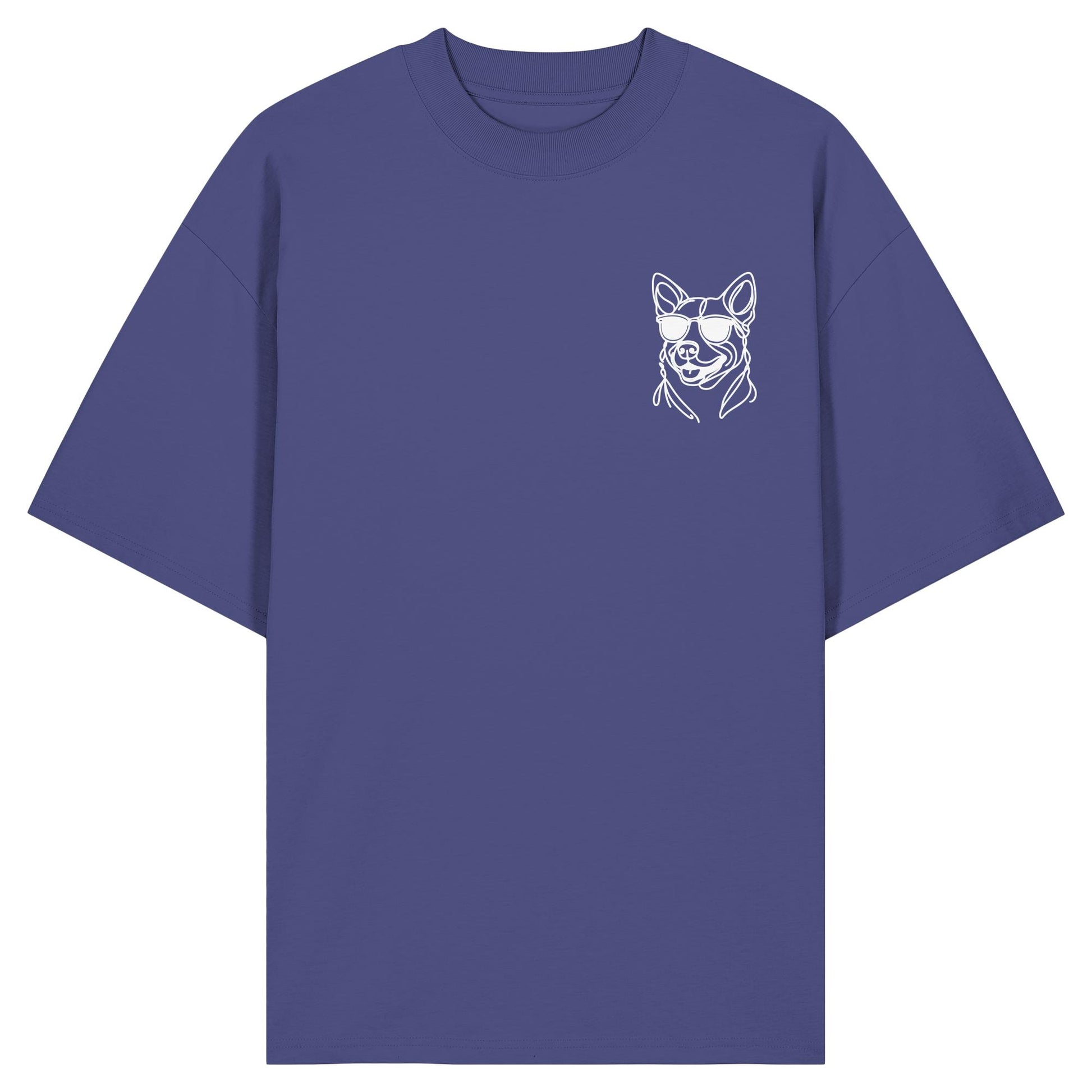 Line Art - Cooler Australian Cattle Dog - Organic Oversize Shirt