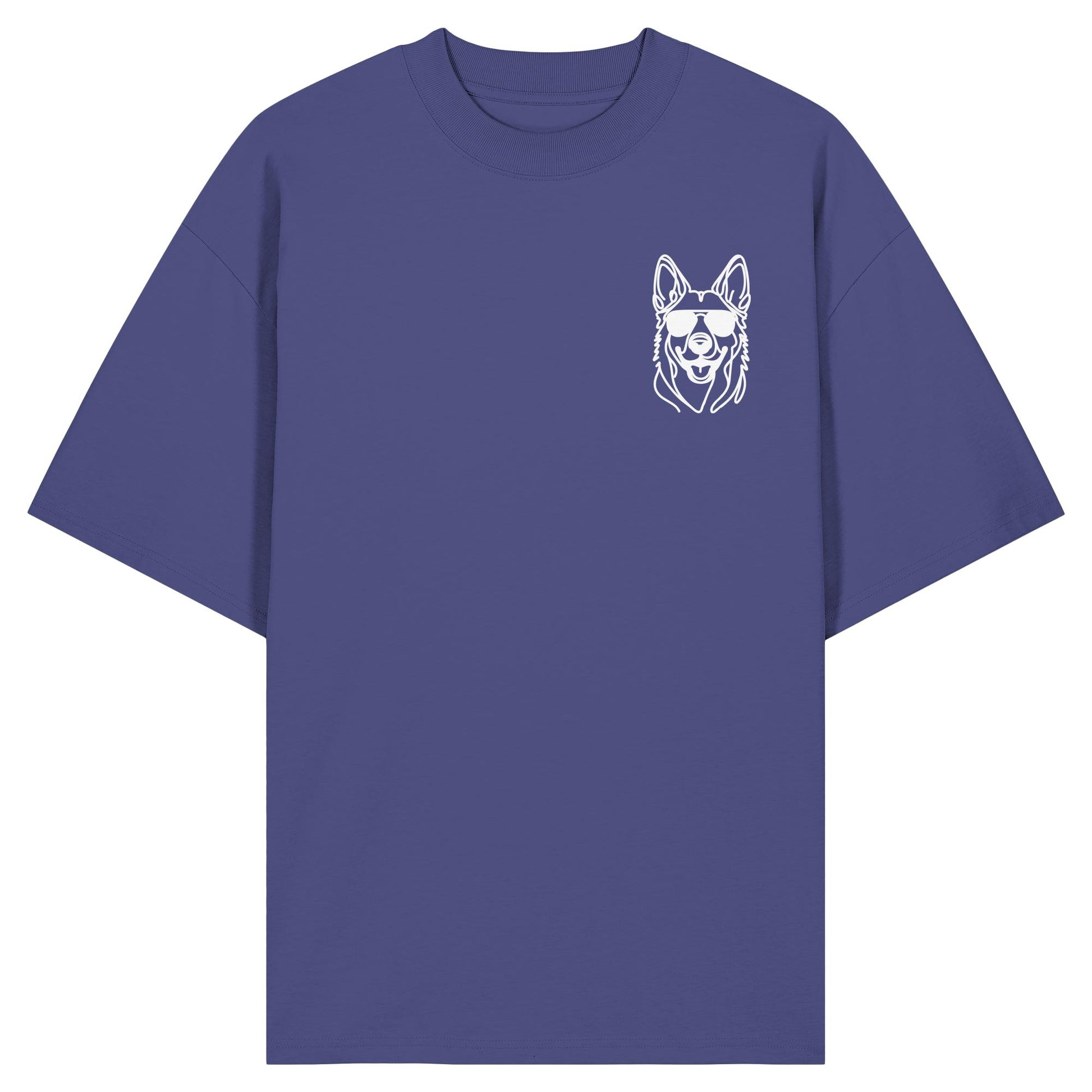 Line Art - Cooler Holländischer Schäferhund - Organic Oversize Shirt