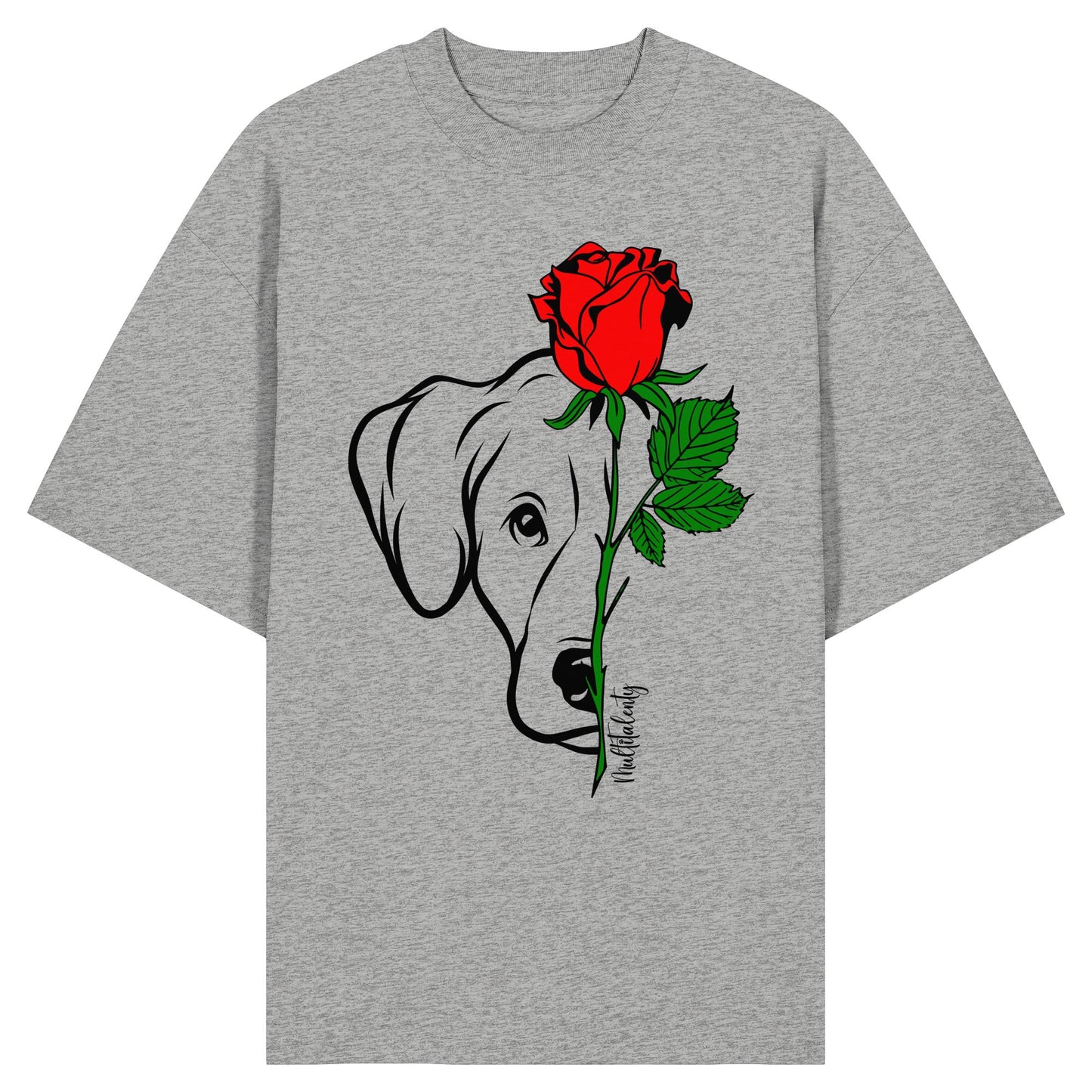 Tattoo Rose - Nova Scotia Duck Tolling Retriever - Organic Oversize Shirt