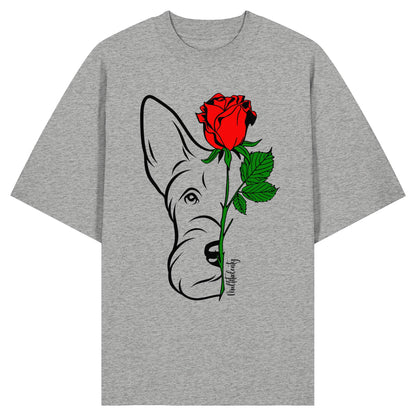 Tattoo Rose - Scottish Terrier - Organic Oversize Shirt