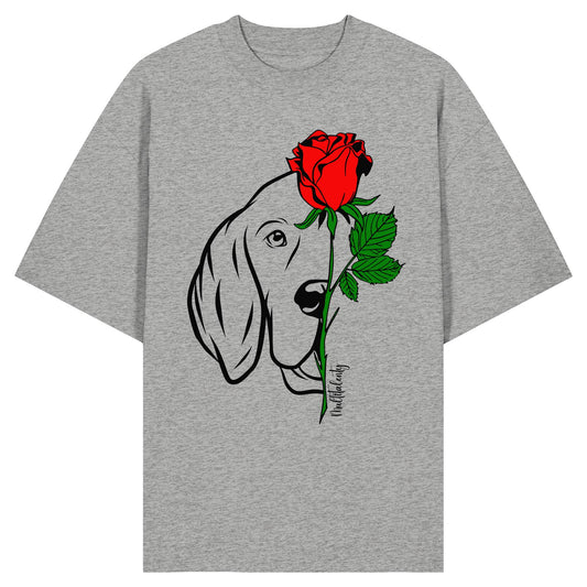 Tattoo Rose - English Setter - Organic Oversize Shirt