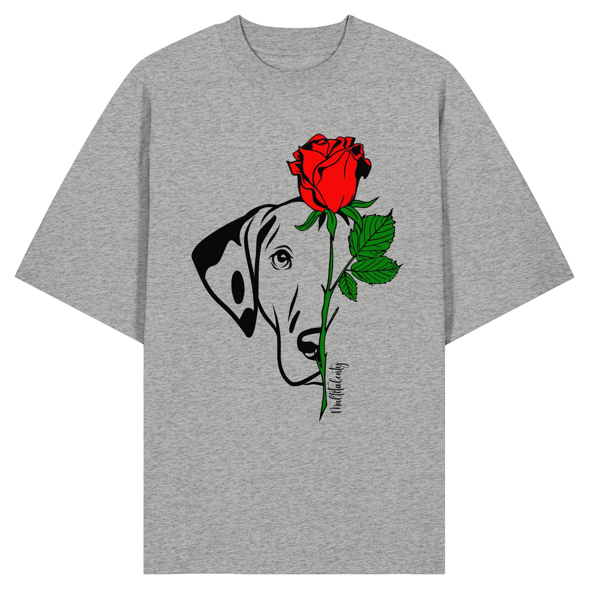 Tattoo Rose - Dalmatiner - Organic Oversize Shirt
