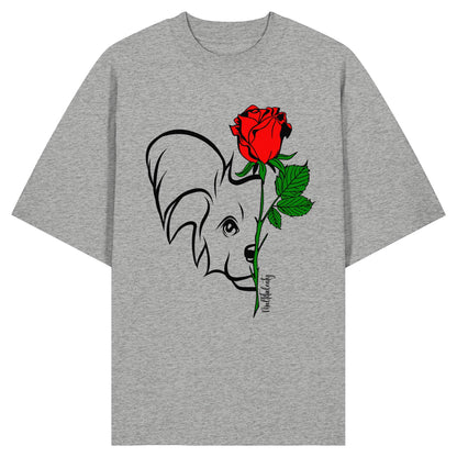 Tattoo Rose - Papillon - Organic Oversize Shirt