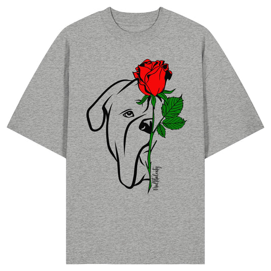 Tattoo Rose - Bullmastiff - Organic Oversize Shirt