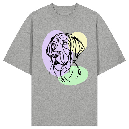Line Art - Süßer Deutsch Kurzhaar - Organic Oversize Shirt