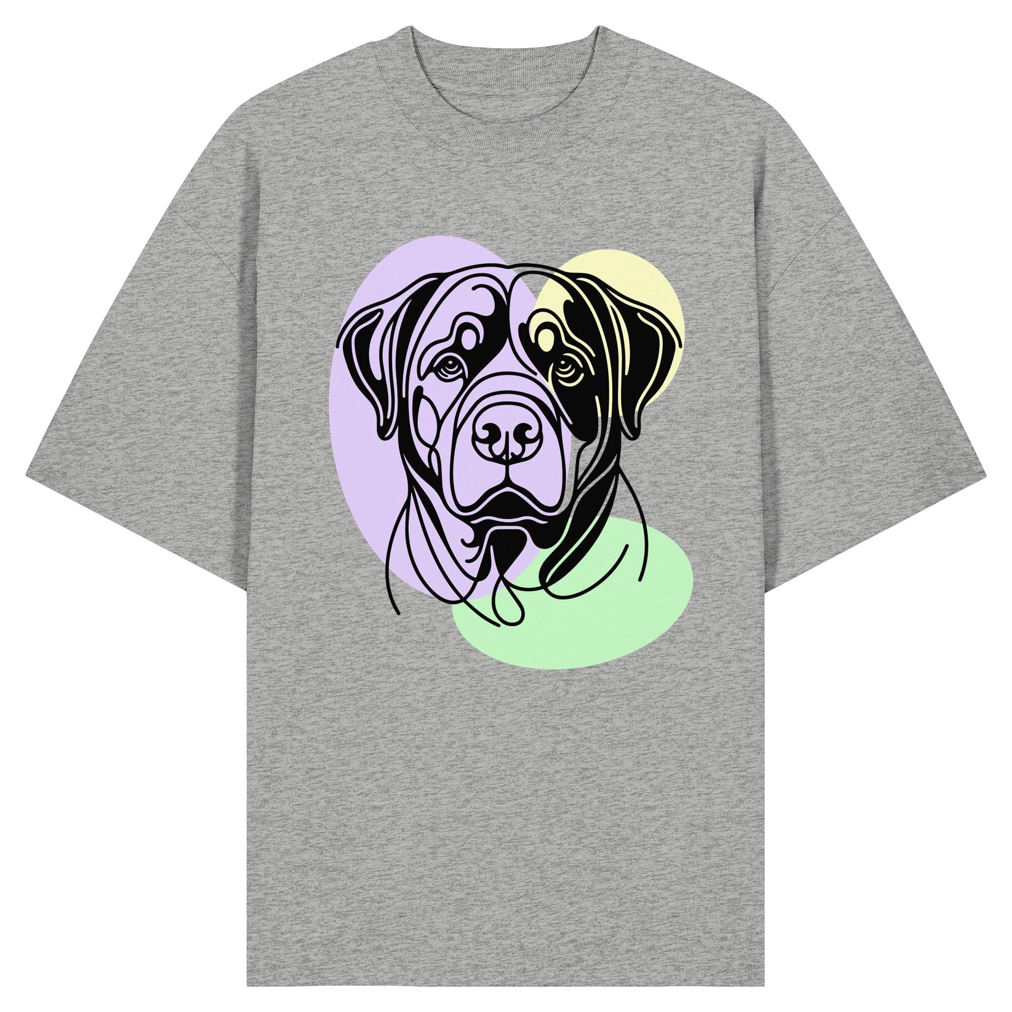 Line Art - Süßer Rottweiler - Organic Oversize Shirt