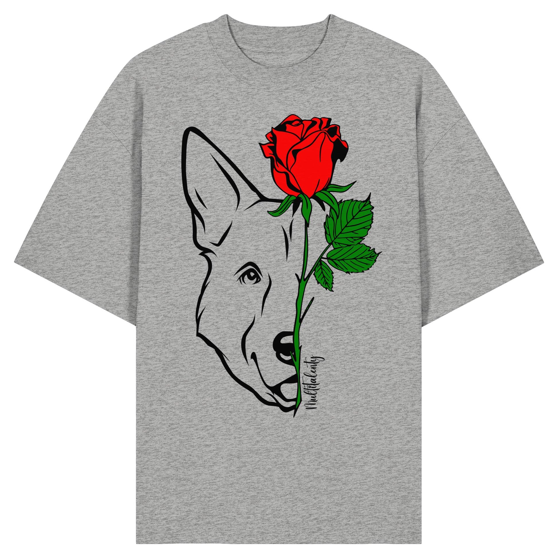 Tattoo Rose - Schäferhund - Organic Oversize Shirt