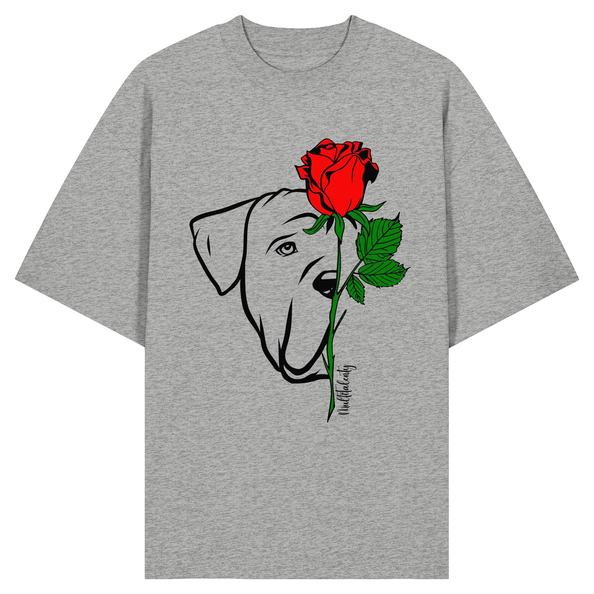 Tattoo Rose - Cane Corso - Organic Oversize Shirt