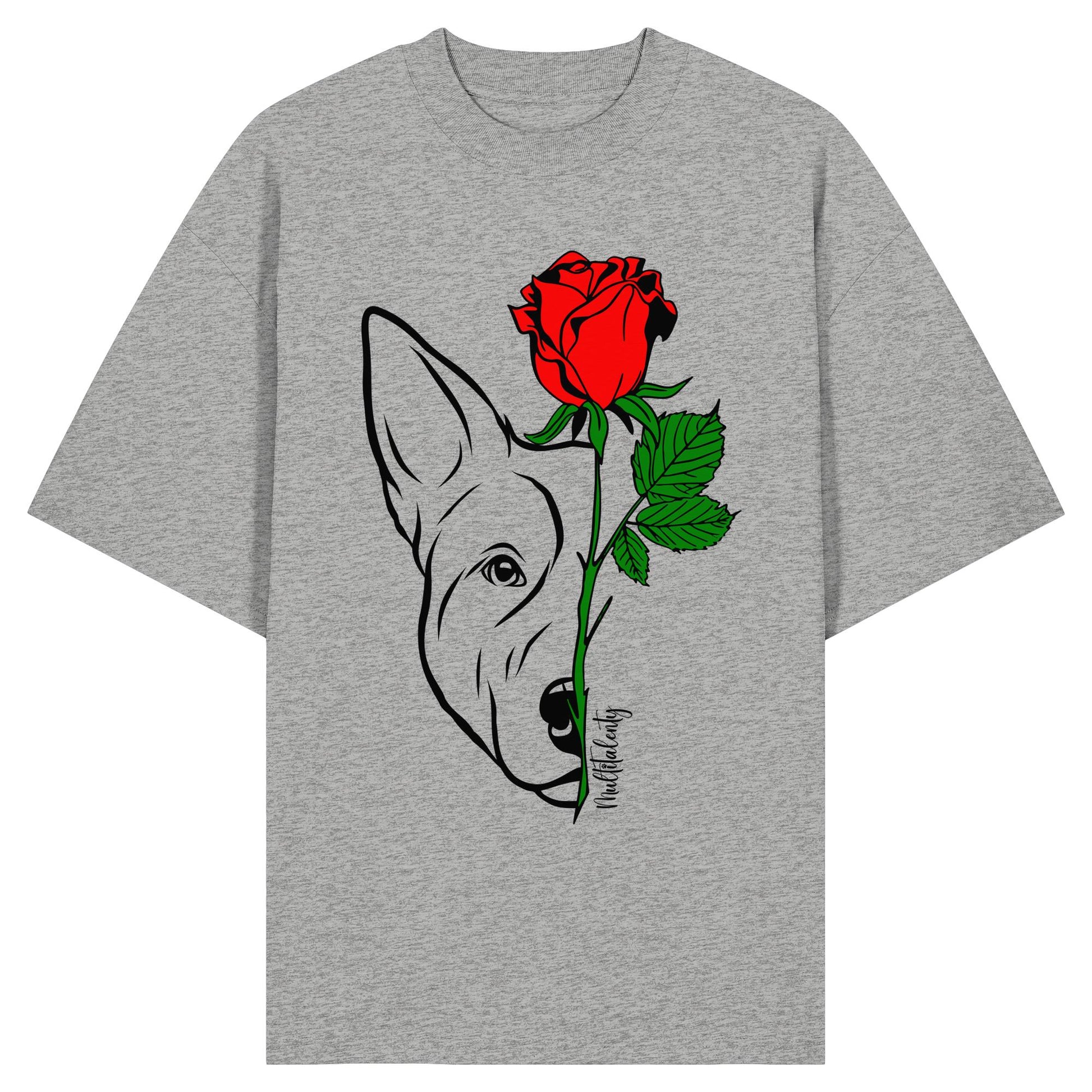 Tattoo Rose - Australian Cattle Dog - Organic Oversize Shirt