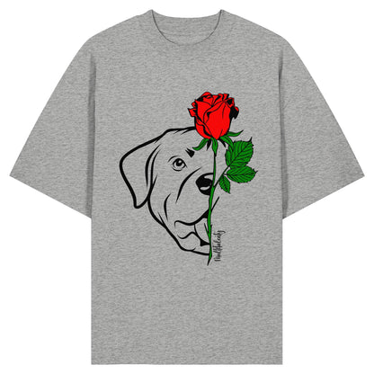 Tattoo Rose - Rottweiler - Organic Oversize Shirt