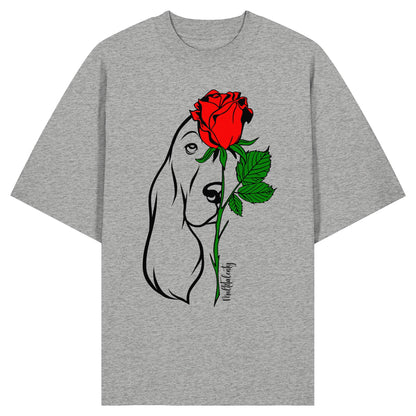 Tattoo Rose - Cocker Spaniel - Organic Oversize Shirt