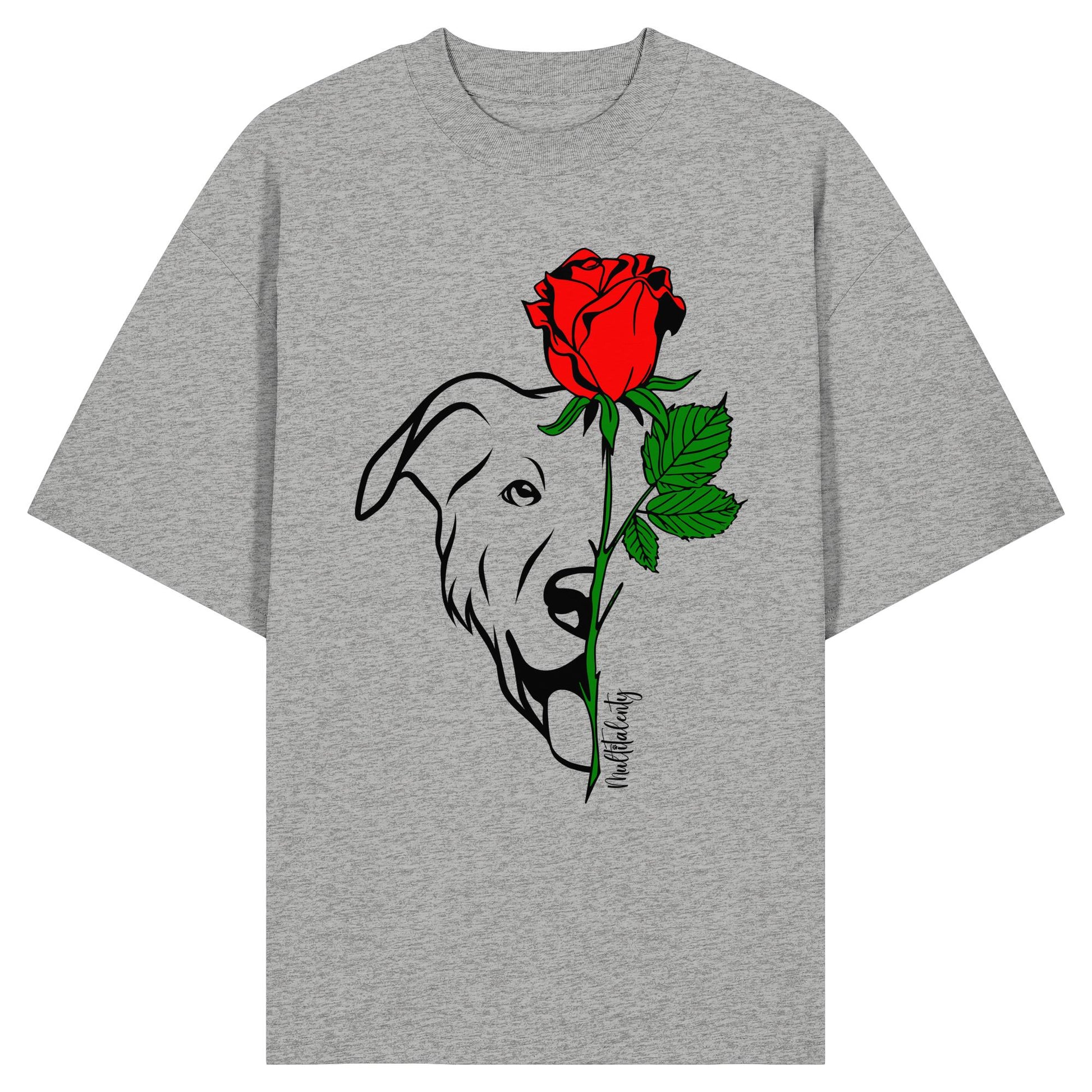 Tattoo Rose - Beauceron - Organic Oversize Shirt