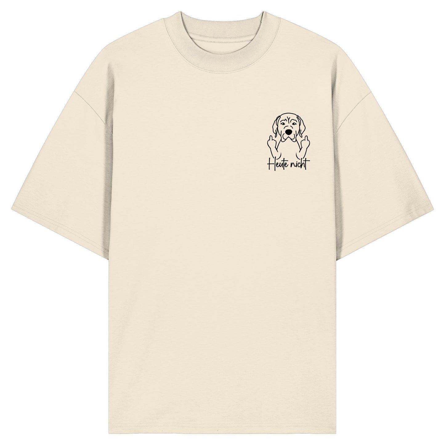 Heute nicht - Rhodesian Ridgeback - Organic Oversize Shirt