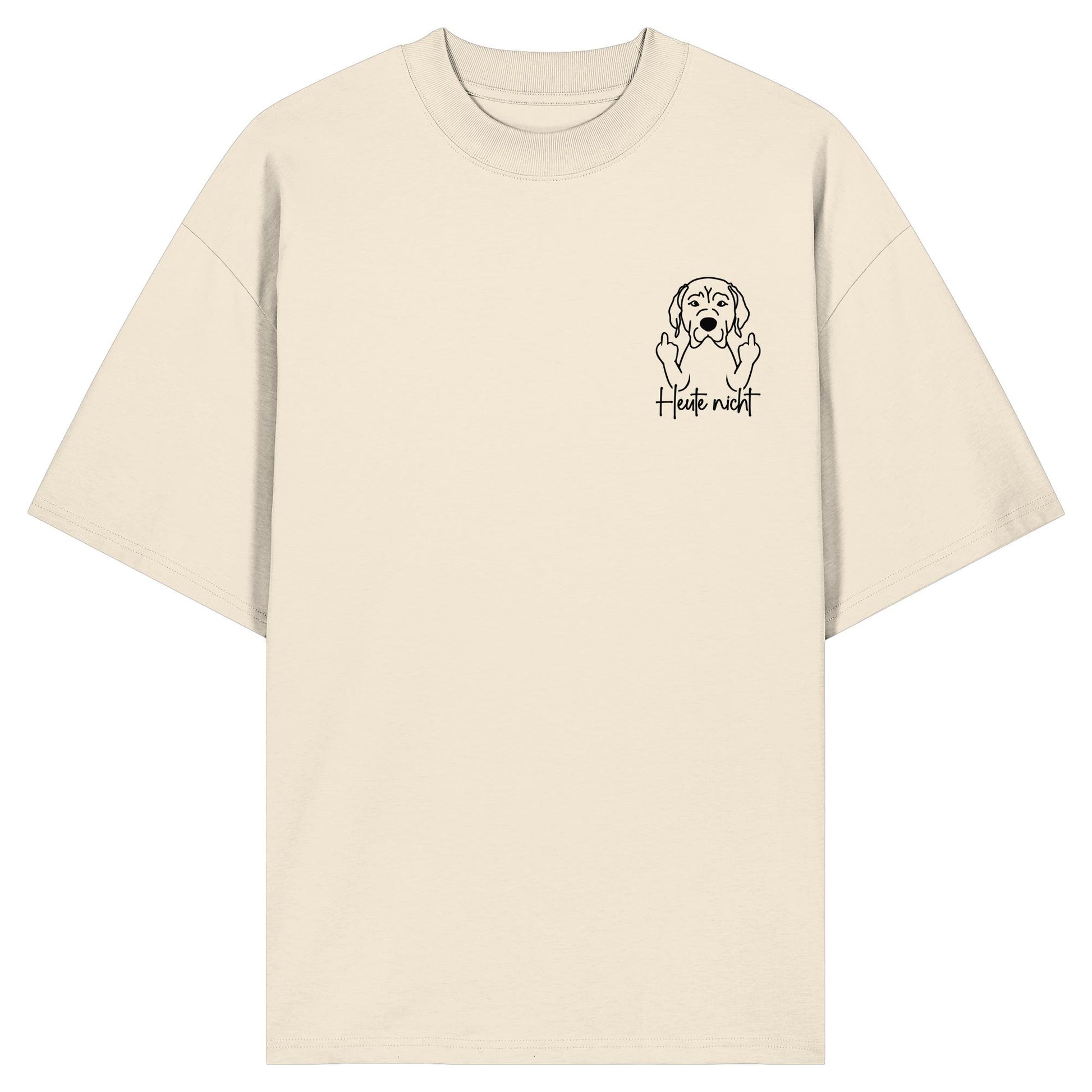Heute nicht - Rhodesian Ridgeback - Organic Oversize Shirt