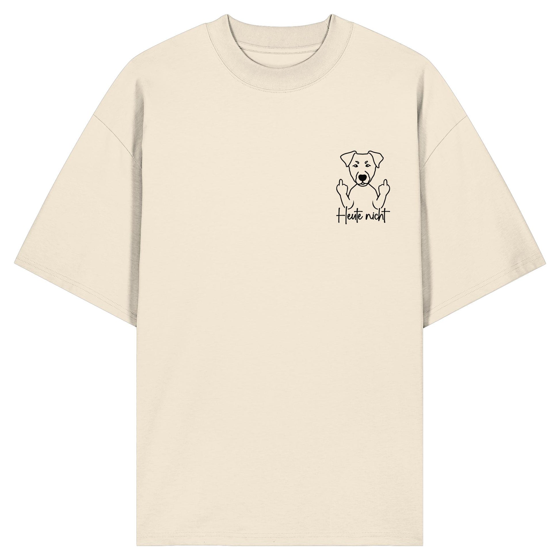 Heute nicht - Deutscher Pinscher - Organic Oversize Shirt