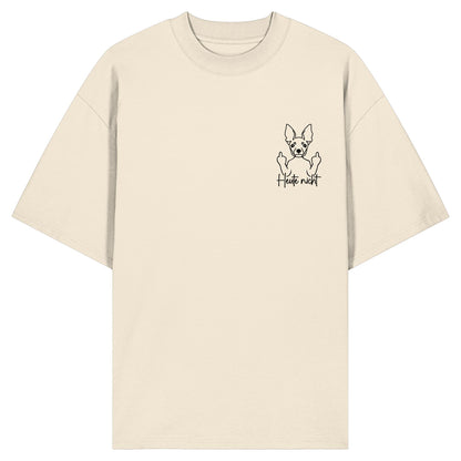 Heute nicht - Zwergpinscher - Organic Oversize Shirt