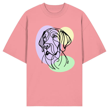 Line Art - Süßer Deutsch Kurzhaar - Organic Oversize Shirt