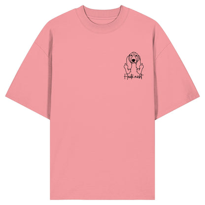 Heute nicht - Basset Hound - Organic Oversize Shirt