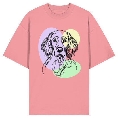 Line Art - Süßer English Setter - Organic Oversize Shirt