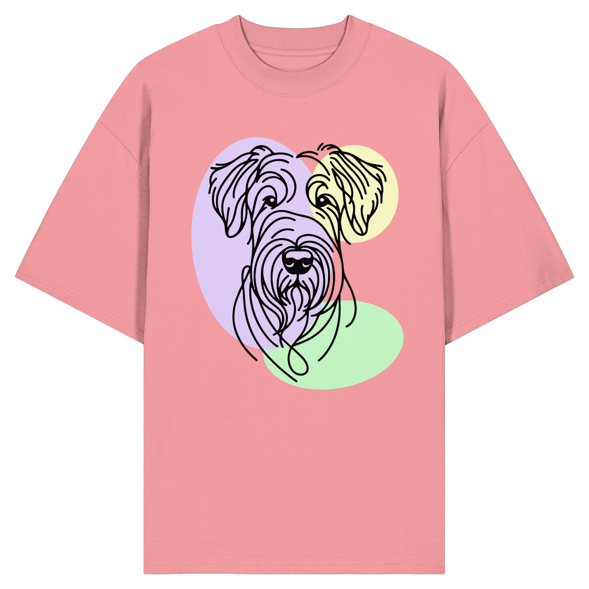 Line Art - Süßer Irish Terrier - Organic Oversize Shirt