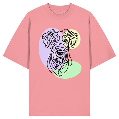Line Art - Süßer Irish Terrier - Organic Oversize Shirt