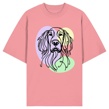 Line Art - Süßer Gordon Setter - Organic Oversize Shirt
